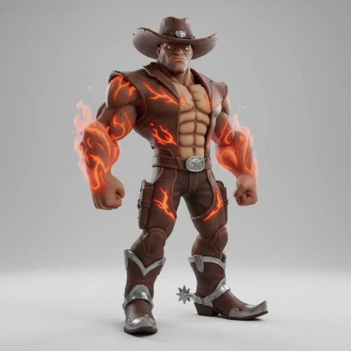 Cowboy-Flaming-Hero