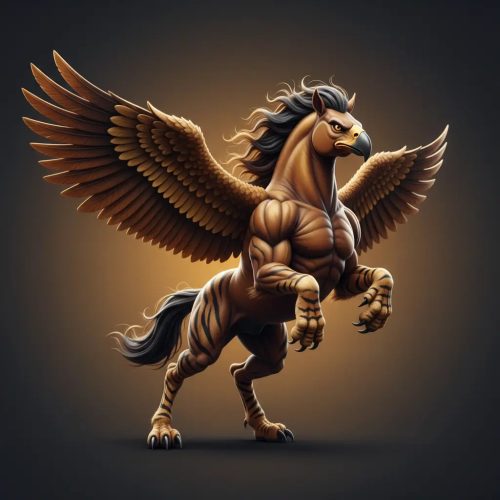 Horse-Eagle-Lion
